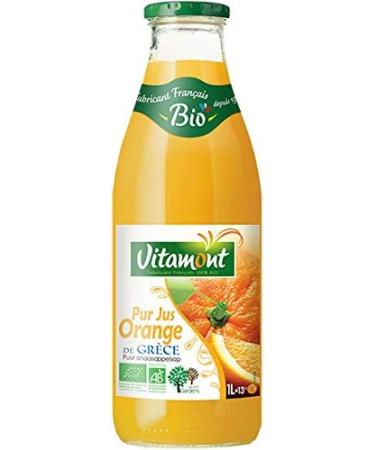 Vitamont - Pure Organic Orange Juice 1L - Sold per unit - Buy Online on GoSupps.com