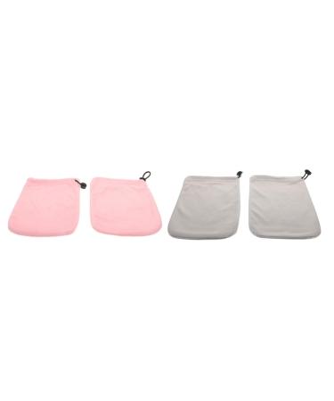 POPETPOP 2 Pairs Wax Thermal Insulation Gloves Warm Mittens Heel Paraffin Wax Mitten Paraffin Wax Foot Liners Mitts Foot Moisturizing Socks Hand Treatment Mitt Care Plush Gel Work
