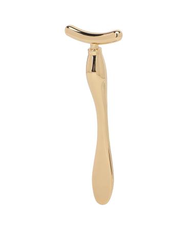 Golden Eye Cream Applicator | Zinc Alloy T-Shaped Facial Massage Wand for Swelling Reduction - Buy Online on GoSupps.com