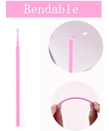 400 Micro Applicator Eyelash Brushes- Pink Mascara Wands for Extensions - Buy Online on GoSupps.com