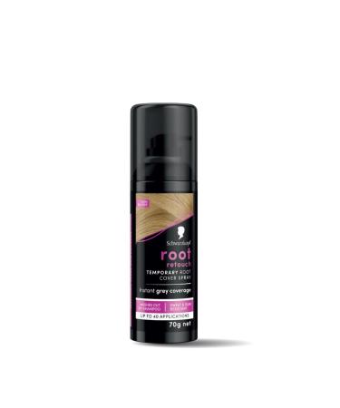 Schwarzkopf Root Retoucher Instant Temporary Hair Dye Spray for Blonde Regrowth 40 Applications - Blonde Packaging May Vary 1 Count (Pack of 1)
