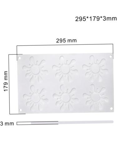 Milisten 3pcs Fondant Molds Gummy Molds Candy Decor Cake Stencils Silicone Molds Candy Molds Cake Decor Sunflower Mold Cookie Molds Silicone Cookie Mold White Chocolate Cake Mold mediumx3pcs Whitex3pcs - Buy Online on GoSupps.com
