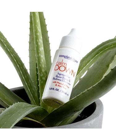 Completely Bare Calm Down Ingrown Hair & Razor Bump Eliminator - 1oz, Aloe Vera & Witch Hazel, Cruelty-Free, Paraben-Free - Buy Online on GoSupps.com