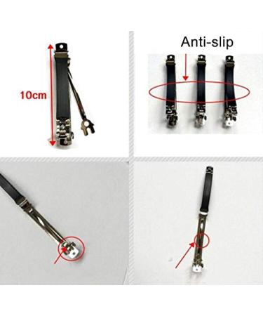 Black Bowknot Hair Bun Cover Net - Satin Ribbon French Clip for Women - Hair Accessories for Stewardess, Banks, Hotels - Buy Online on GoSupps.com