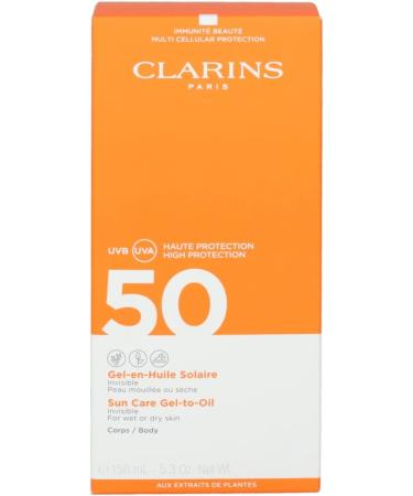 Clarins GEL-EN-HUILE SOLAIRE SPF50+ - NEW 2020 - Buy Online on GoSupps.com