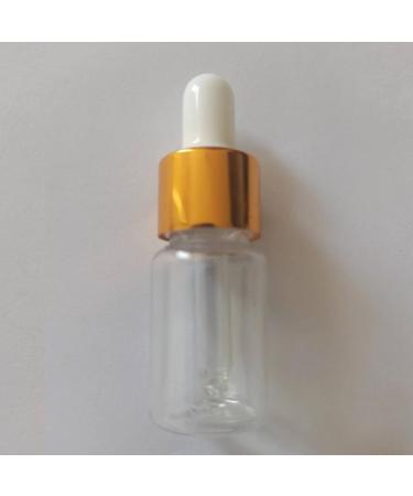 5Pcs Transparent Dropper Bottle 10ML Plastic Eye Dropper Bottles for Essential Oil Pipette Refillable - with Measured Pipette Funnel and Labels (White + Gold Cap) 10ml White + Gold Cap - Buy Online on GoSupps.com