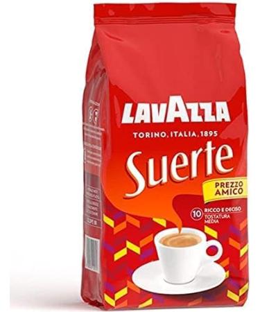 Lavazza Suerte (Torr fi et Moulu) Grains de Caf pour Machine Expresso - 1 kg - Buy Online on GoSupps.com