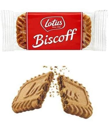 Lotus Biscoff Original Caramelised Single Biscuits Individually Wrapped Suitable for Vegans Pack of 50 | Sold by Gronets