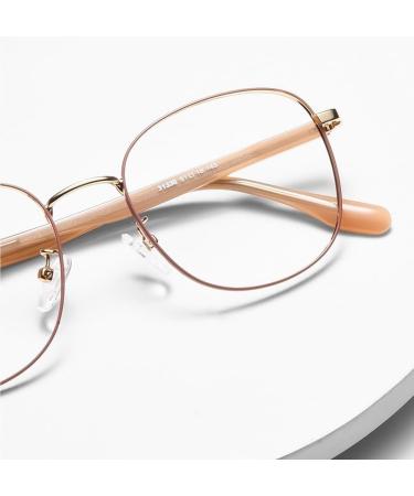 Buy Qinzhenz Oversized Reading Glasses | Anti-Blue Light Fatigue Relief Classic Flat Design | Pink +100 - International Shipping Available - Buy Online on GoSupps.com