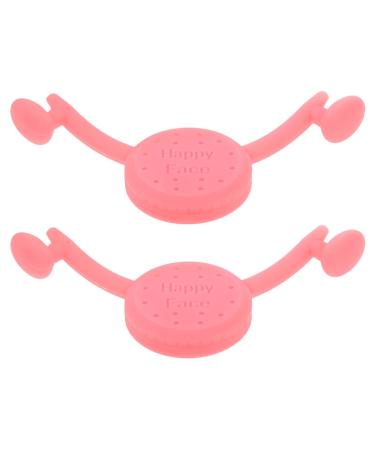 Sewroro Lot de 2 Appareils d'Entra nement du Sourire en Silicone Rose Correcteurs pour Muscles du Visage Bouche Exercice Facial pour Raffermir et Modeler les L vres au Quotidien