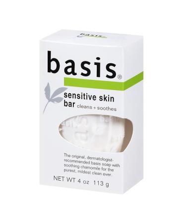 Basis Sensitive Skin Cleansing Bar - 4 oz
