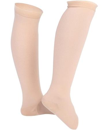 Unisex Varicose Veins Compression Stockings - Anti-Fatigue Thigh High Open Toe for Improved Circulation - Buy Online on GoSupps.com