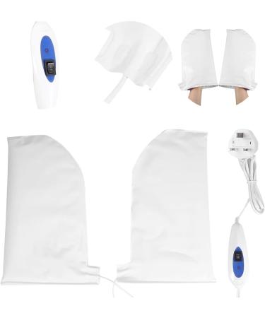 Therapeutic Heating Mitts for Paraffin Wax Manicure SPA Treatment Hand Care Mittens UK Plug 110 240V - Buy Online on GoSupps.com