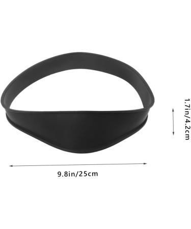 Barber Tools Curved Silicone Barber Tape Collar Shaving Template and Hair Trimming Guide Barber Tools Men's Grooming Accessories (Black) - Buy Online on GoSupps.com