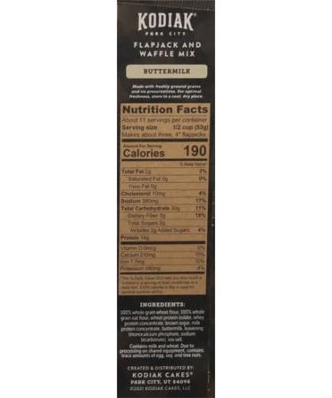 Kodiak Cakes Whole Grain Power Cakes - Original Buttermilk Flapjack & Waffle Mix - 20 oz | Healthy Breakfast Mix for International Shipping - Buy Online on GoSupps.com