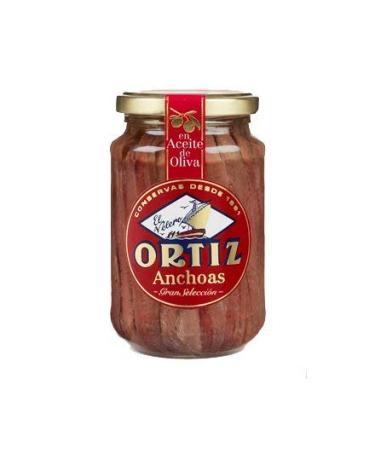 Anchovy fillets in olive oil 350g Ortiz