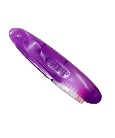 1 Foldable Toothbrush Travel Portable Soft Brush Toothbrush Ultra Oral Care Toothbrush Camping Supplies (Color: Purple) Purple