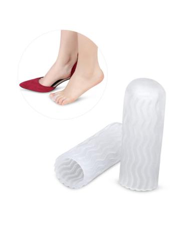 Healifty Silicone Toe Sleeves 5 Pairs - Gel Thumb Protector for Trigger Finger, Toe Sleeve Orthotics & Finger Guard - Transparent Running Shoes - Pack of 5 - Buy Online on GoSupps.com