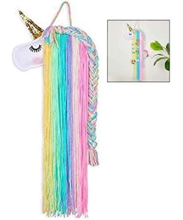 Gearmax Unicorn Hair Clips Storage Holder - Stylish Organizer for Hair Clips Bows & Headbands - Ideal Unicorn Hair Accessories for Kids & Adults - Buy Online on GoSupps.com