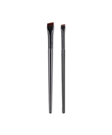 Eyeliner Brush Angled and Fine Point Brushes for Precise Makeup Application - Flat Brush Makeup Brow and Eyeliner Tools (Liner Kit-A)