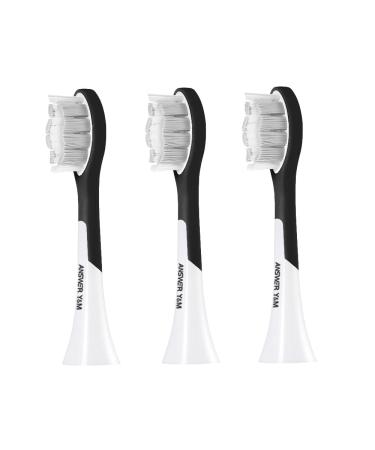 Electric Toothbrush Replacement Head for ANSWER Y&M Sonic Electric Toothbrush & ANSWER Y&M Electric Toothbrush with Water Flosser Combo