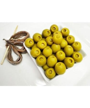 Buy El Faro Olives Stuffed with Anchovies 150g - Premium International Shipping - Buy Online on GoSupps.com