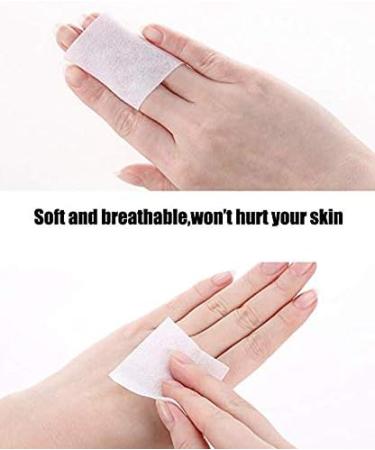 Mirea (1000PCS) White Breathable Non-woven Disposable Fabric Slim Thin Makeup Facial Soft Cotton Pads Face Deep Cleaning Paper Wiper for Make up Cosmetic Nail Polish Removing Skin Care Beauty Tools - Buy Online on GoSupps.com