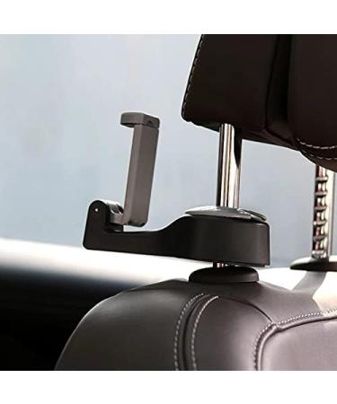 2 in 1 Car Headrest Hook with Phone Holder Seat Back Hanger for Bag Handbag Purse Grocery Cloth Foldble Clips Organizer (Color : A) (C) - Buy Online on GoSupps.com