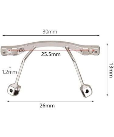 Buy Metal Replacement Nose Bridge for Rimless Reading Glasses - Silver | Durable Repair Parts | Fast International Shipping - Buy Online on GoSupps.com