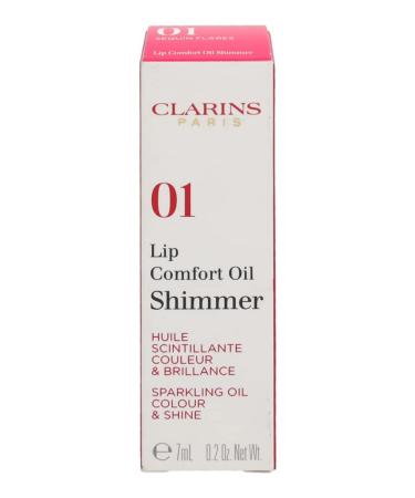 Clarins Lippenstift Lip Make-Up Comfort Oil Shimmer 01 Sequin Flares - 7 ml | Buy Internationally - Buy Online on GoSupps.com