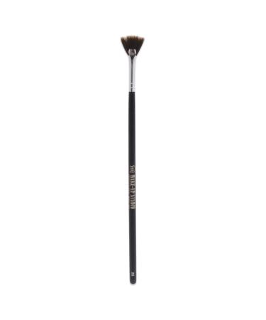 Professional Amsterdam Fan Shaped Extra Fine Nylon Brush No. 26 - Synthetic Bristles With Flat Fan Design - Used To Apply Concealer And Cream Highlighter - 1 Pc