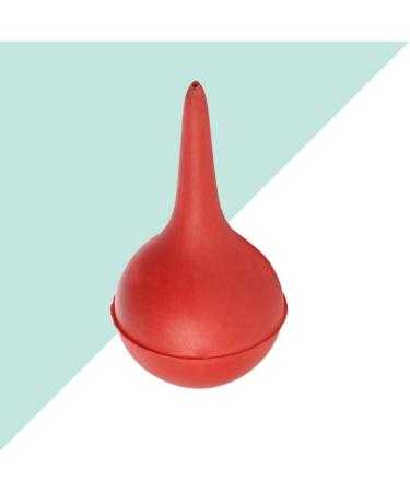 Ear Cleaner Syringe 90ml - Red Hand Bulb Squeeze for Adults | Rubber Suction for Ear Washing - Buy Online on GoSupps.com
