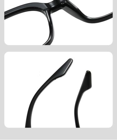 Zhuyiqz Large Anti-Blue Light Reading Glasses (+200) - UV Protection Square Design Lightweight Presbyopia Glasses - International Shipping Available - Buy Online on GoSupps.com