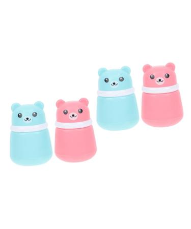 POPETPOP 4pi ces Bo te Pour Ours Avec ponge Conteneur Portable Pour Corporel Et Anti-fuite Pour