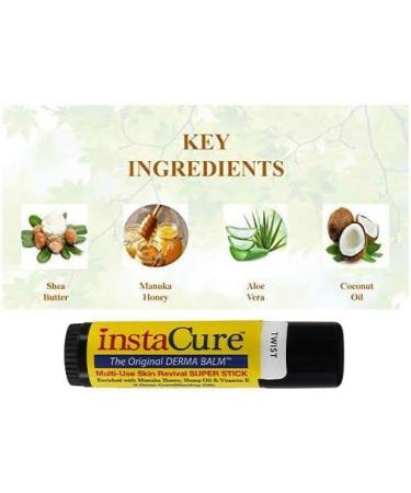Original Derma Balm Jumbo-Sized Skin Repair Stick w/Manuka Honey. Eczema Psoriasis Dry Skin Relief. Revive Knuckles Cuticles Lips Hands Knees & Feet. All Natural (1-Pack) Derma Balm (1 Pack) - Buy Online on GoSupps.com