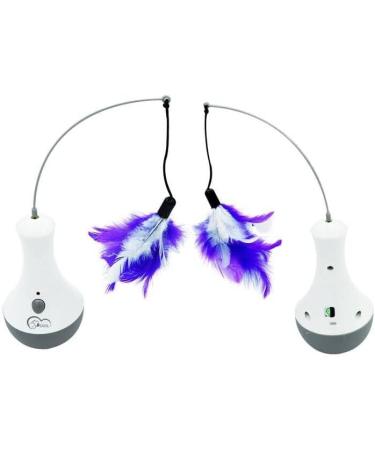 Doel Interactive Cat Toys - Electric Feather & Tumbler Toys for Intelligent Indoor Cats | Perfect Gift for Cat Lovers - Buy Online on GoSupps.com