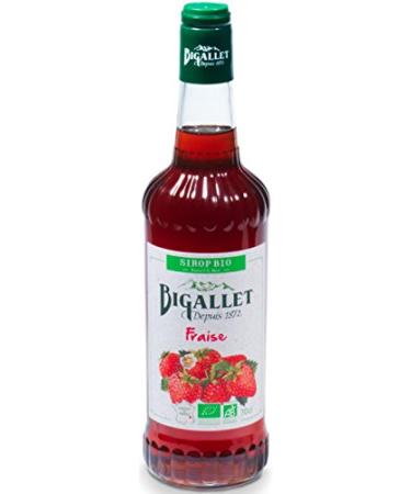 Bigallet Organic Strawberry Syrup Fair Trade 70cl
