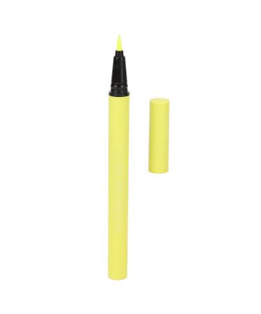 Glow Eyeliner Body Paint Pen Fluorescent Matte Party Color for a Striking Style - Bright Yellow Delight - 0.5ml of Fun - Neon Green Eye Pencil
