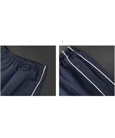 MANGMAO Y2K Women's Track Pants in Navy - Small | Women's Baggy Parachute Pants | Y2K Clothing - Buy Online on GoSupps.com