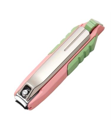 Multi-Functional Advanced Nail Clippers Anti-Splash High-Grade Manicure Nail Clippers Cutter Finger Clippers Single Nail (Color : Pink Nail Clipper)