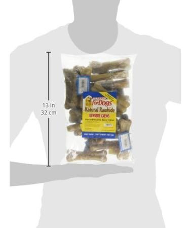 Classic Pet Products Rawhide Pressed Knuckle Bone for Dogs 114 mm Pack of 20 - Buy Online on GoSupps.com
