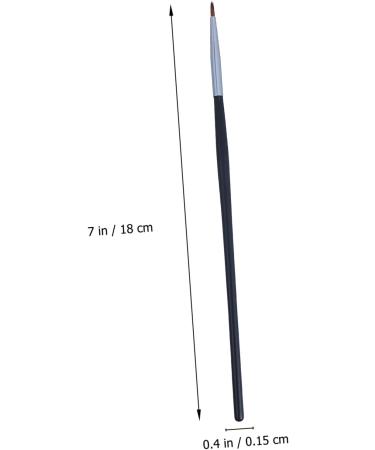 Healeved 4pcs Fine Eyeliner Brush Eyebrow Liner Brush Eyeshadow Cosmetic Eye Wand Lip Liner Fiber - Buy Online on GoSupps.com