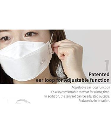 Premium (Pack of 10) [BOTN Medium] KF94 Certified Face Masks for Kids, Youth, Women & Adults | Adjustable Strap | 4-Layer Protection | Made in Korea - Buy Online on GoSupps.com