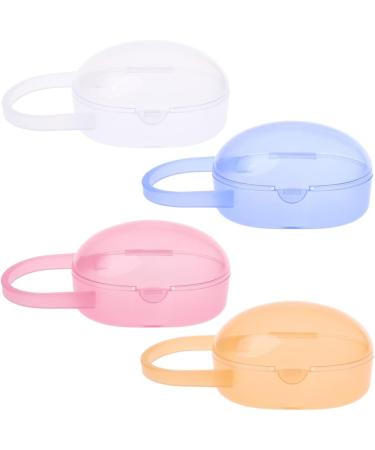 Portable Baby Nipple Container Box - Transparent Pacifier Storage Case for Outdoor Use - Durable & Stylish Design - Buy Online on GoSupps.com