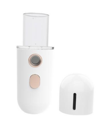 HAPINARY 1pc Hydrating Instrument Mini Face Humidifier Spa Steamer Beauty Steamer Face Water Steamer Nano Spray Humidifier Skin Steamer Hydrating Mister White Abs Moisturizing