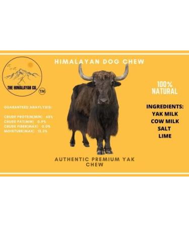 Himalayan Yak Cheese Dog Chew - Himalayan Dog Chew - *(5 Pounds Small/ 70 Chews)* - (S/M/L/XL/Jumbo) - Yak Cheese - Cheese Bones for Dogs - for or Aggressive Chewers - Dog Chew - Natural Yak Cheese - Buy Online on GoSupps.com