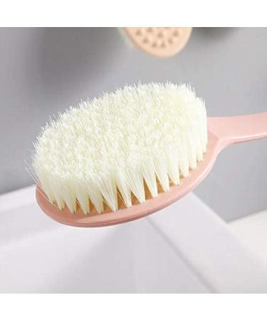 Long Handled Plastic Bath Shower Back Brush Scrubber - Body Cleaning Tool - Buy Online on GoSupps.com