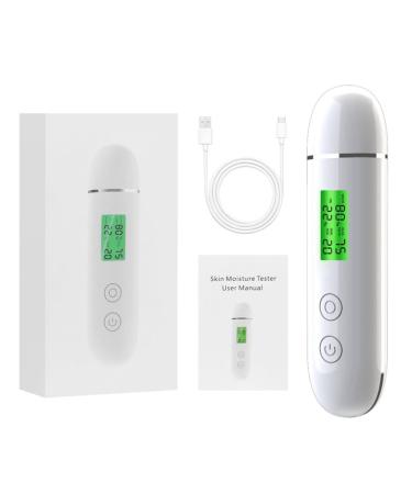 MANDDLAB Skin Moisture Tester Smart Water and Oil Tester LCD Display Facial Skin Moisture Meter