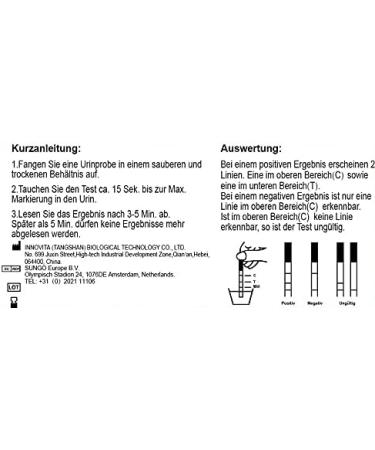 20x KTX7 Pregnancy Test - Early Detection 10 miu/ml Sensitivity | Professional Quality Fast International Shipping - Buy Online on GoSupps.com