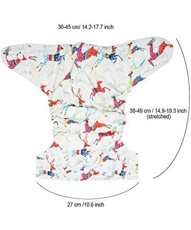 Snap Swim Diaper for Baby, Reusable Absorbent Swimsuit Nappy - One Size Fits All - Buy Online on GoSupps.com